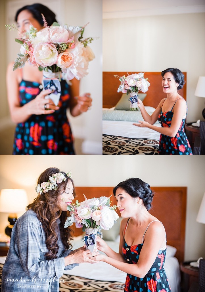 Fun with the Bridal Bouquet