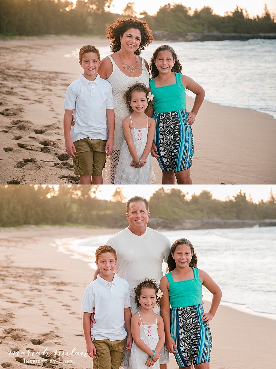 Sunset Maui Family Photographer