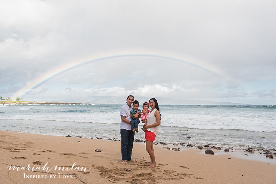 Maui Rainbow Family Photo