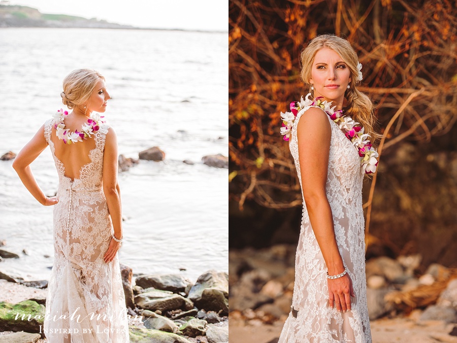 Beautiful Maui Beach Bride