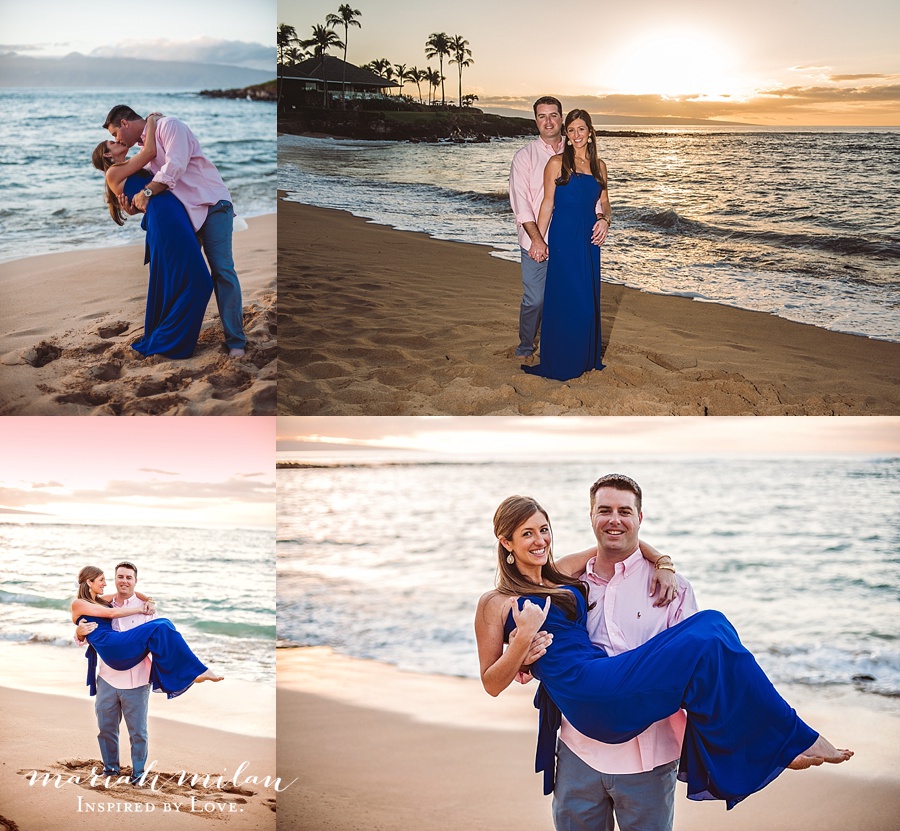 Maui Sunset Engagement Session