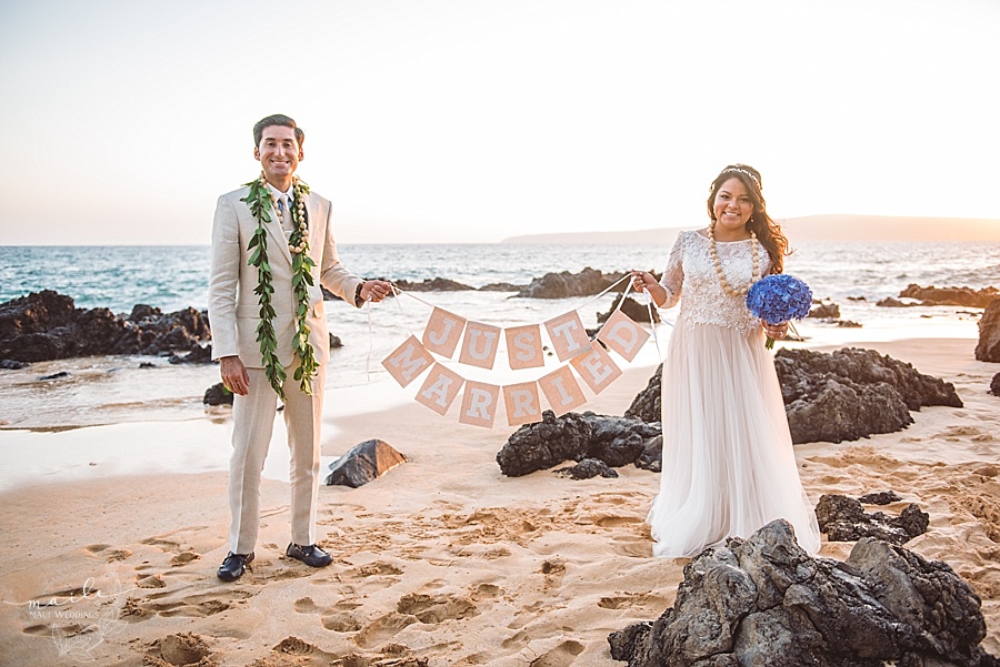 Just Married on Maui