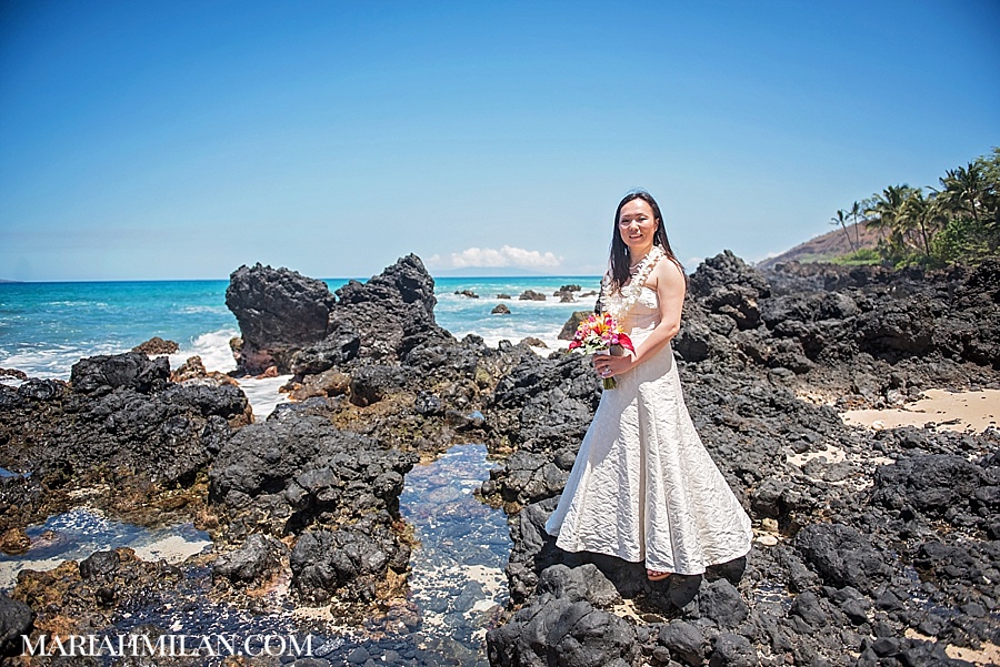 Bride on the Lava Rocks