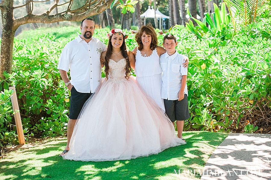 Maui Family Quinceañera Pictures