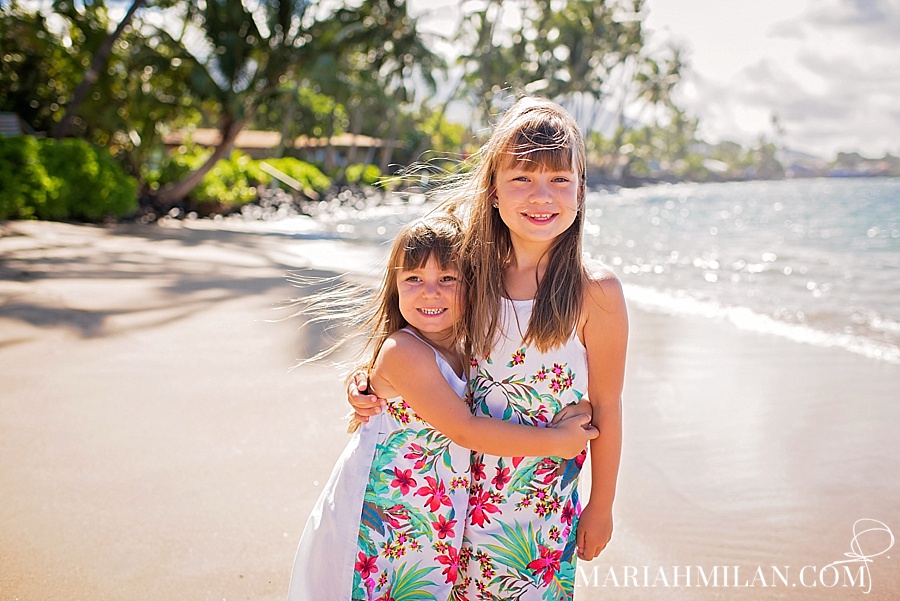 Sisters on Maui