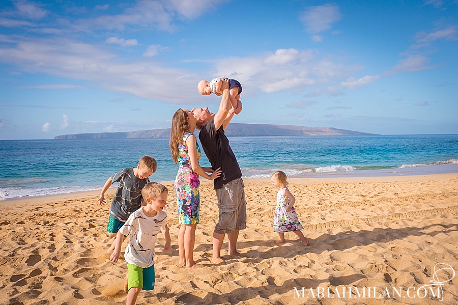 Maui Photographer - running on the beach