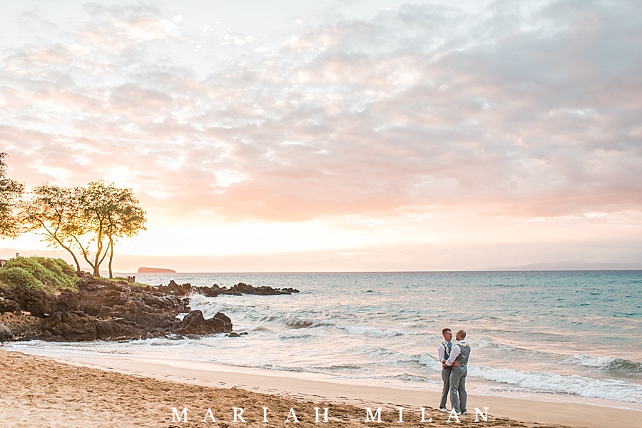 Gay Maui Beach Wedding