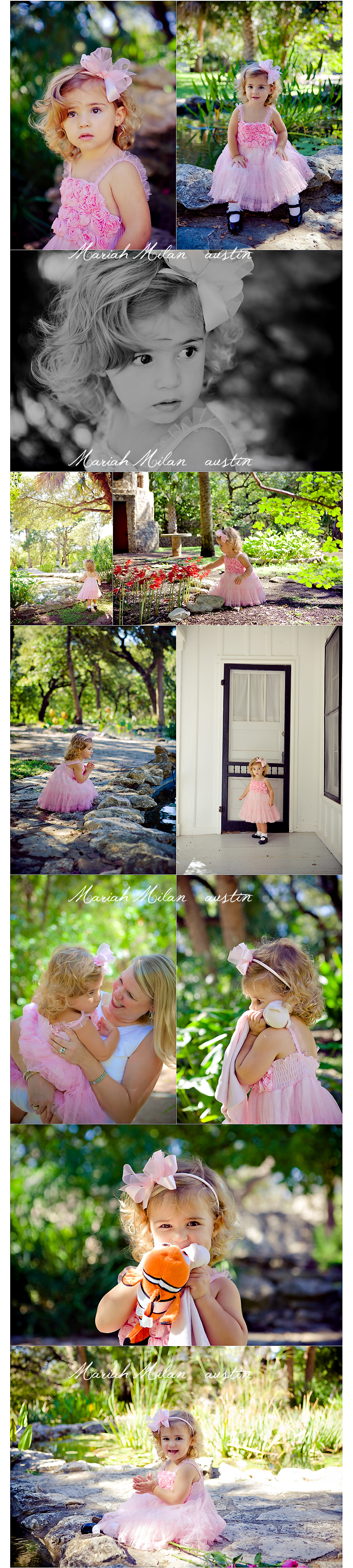 toddler portraits at mayfield park austin