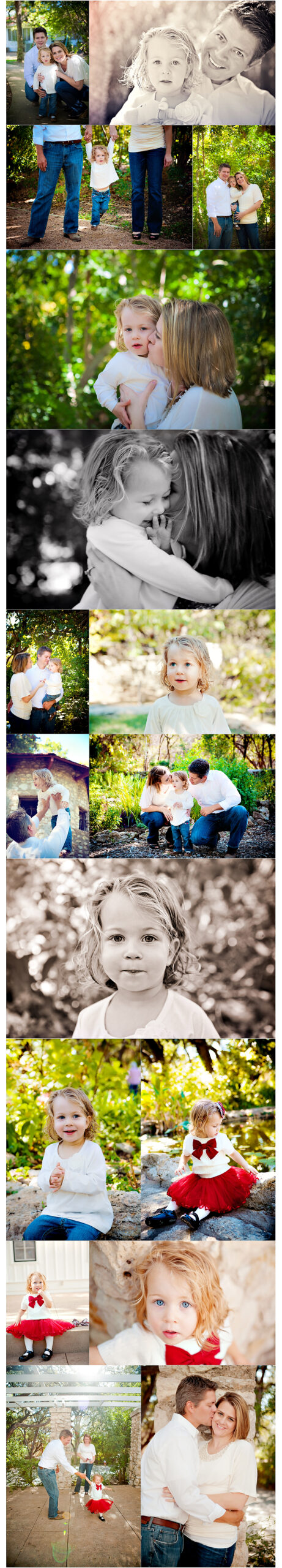 Family Playing in the park
