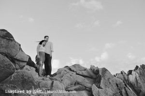 gorgeous couple on the cliffs