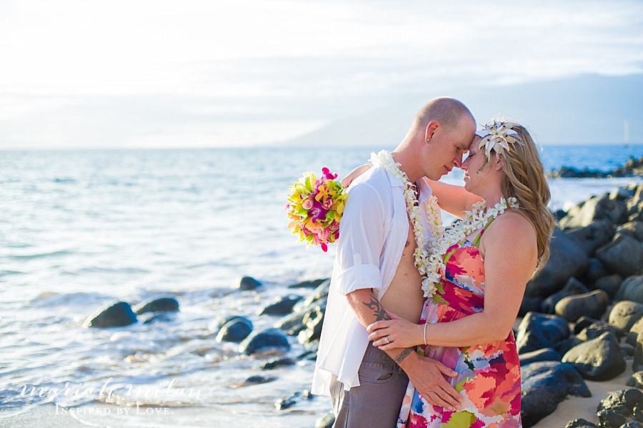 Maui Wedding Embrace