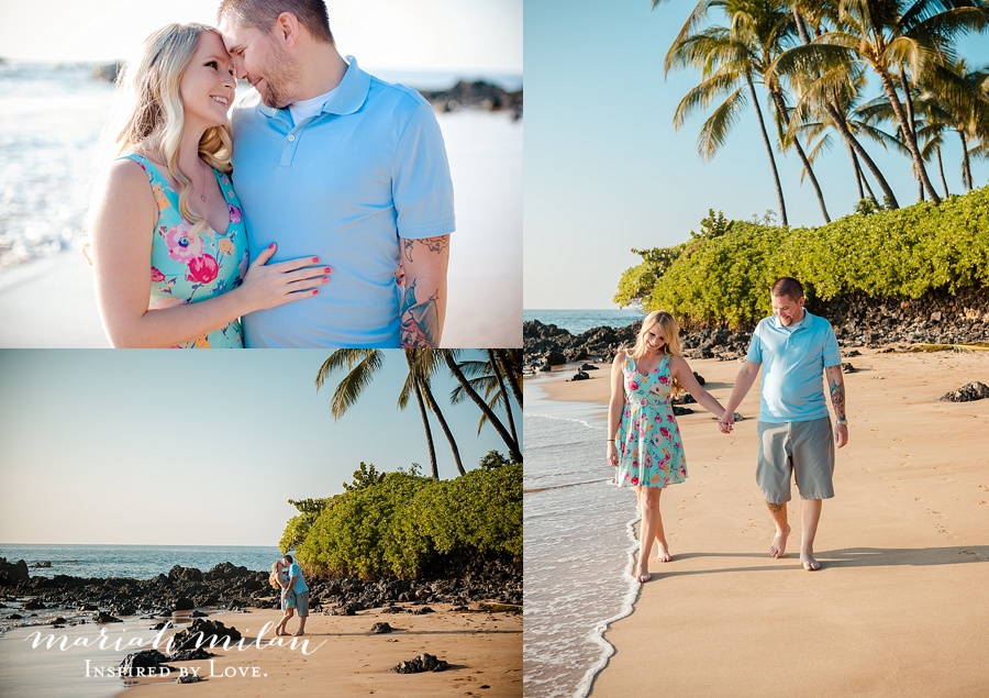 Walking on a Maui Beach Together