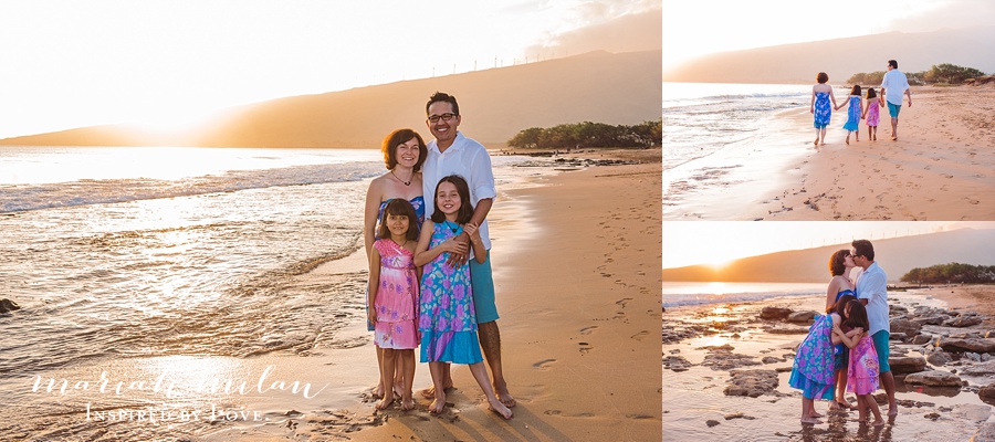 Maui Sunset Family Session 