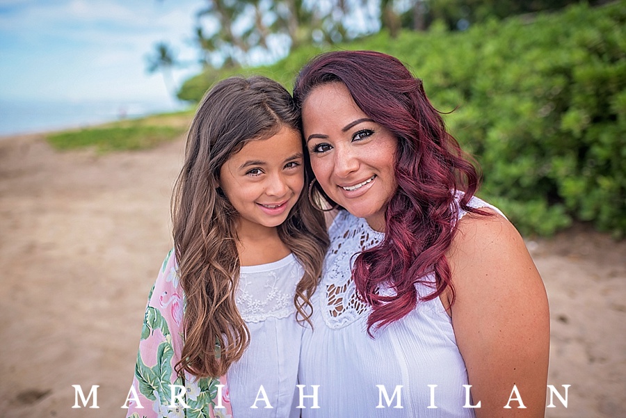 Baby Beach Lahaina Family photo session by Maui photographer Mariah Milan
