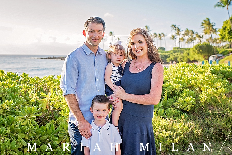 Maui Family Portraits at Kapalua Bay by Maui Photographer Mariah Milan