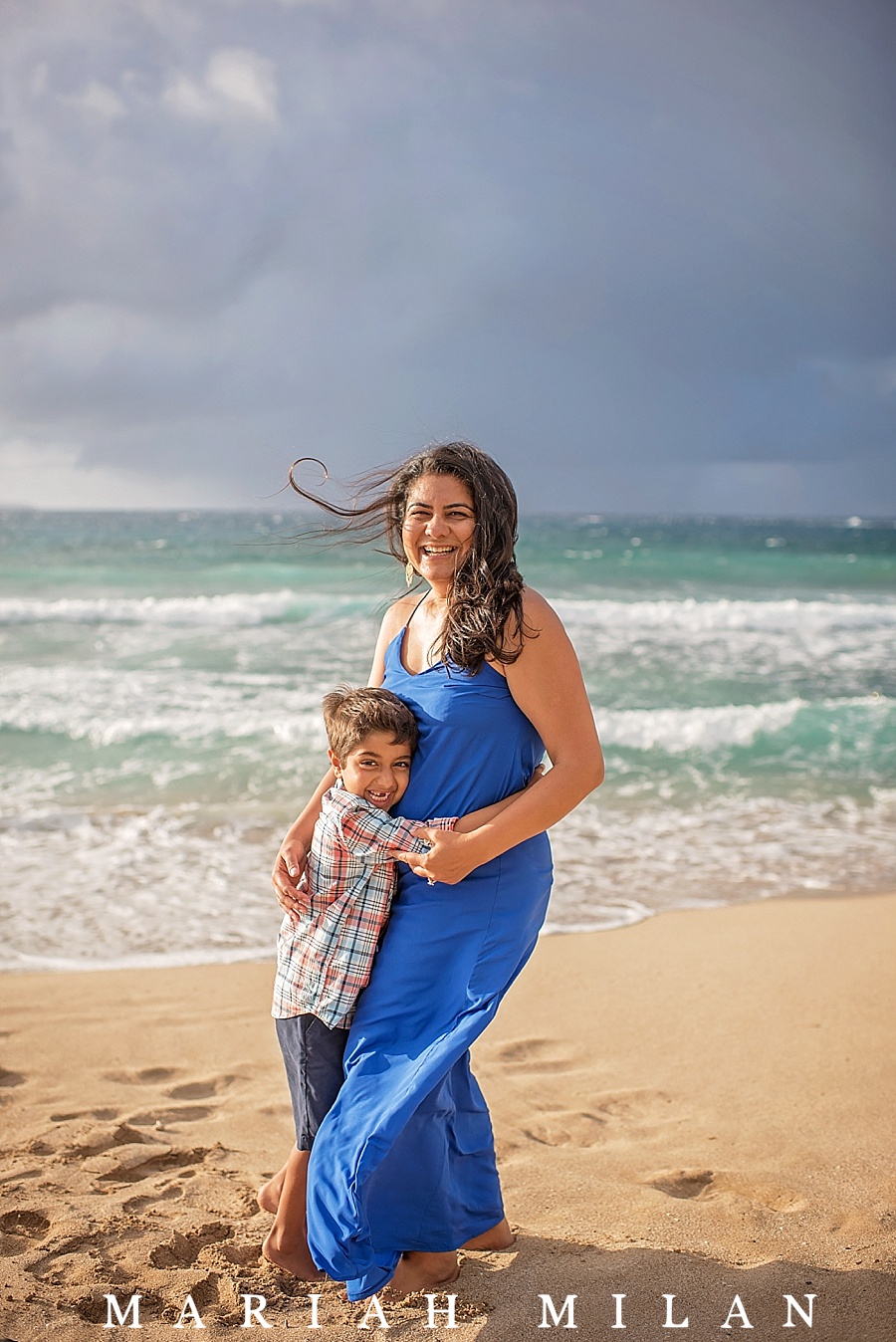 Maui Family Portraits at Ironwood Beach by Maui Photographer Mariah Milan