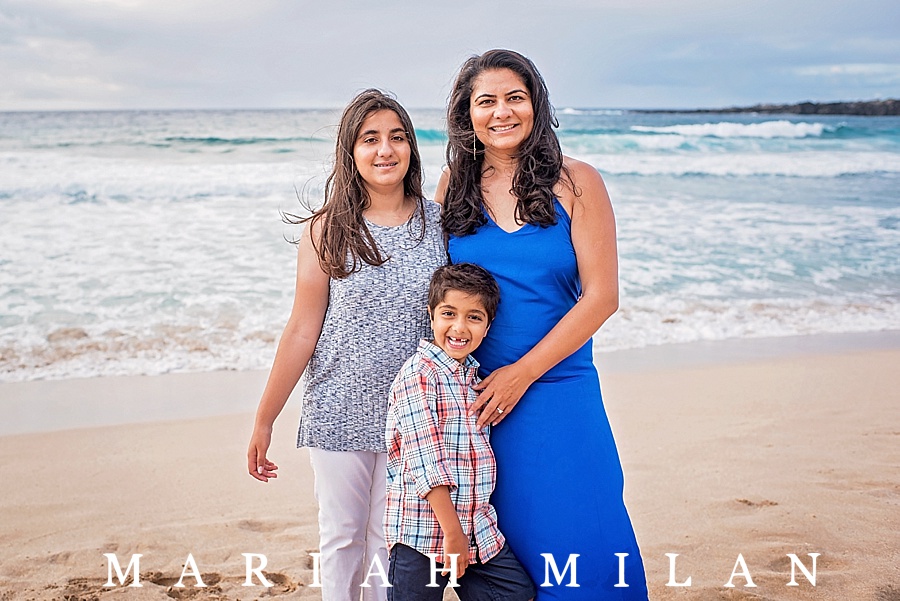 Maui Family Portraits at Ironwood Beach by Maui Photographer Mariah Milan