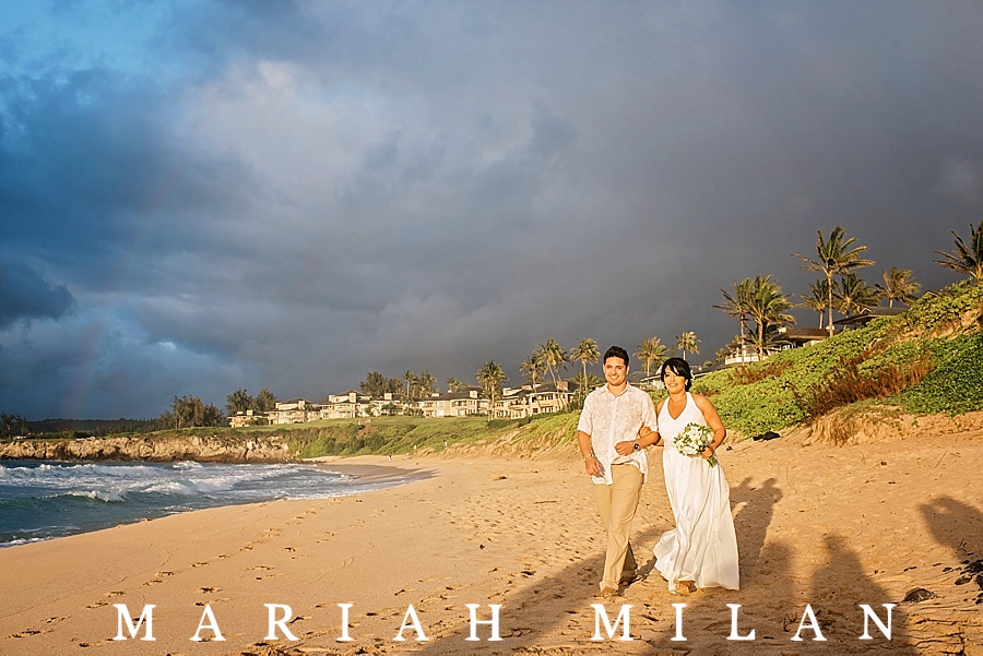Maui Vow Renewal at Ironwood Beach in Kapalua by Mariah Milan and Maile Maui Weddings