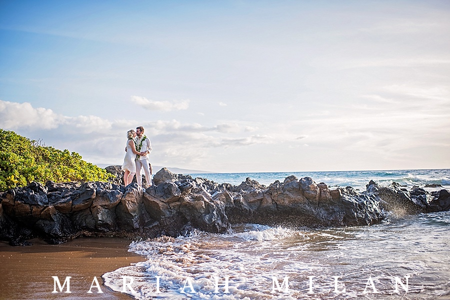 Maui Wedding at Polo Beach by Hawaii photographer Mariah Milan