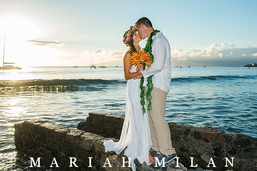 Maui Wedding Photography at Old Lahaina Luau Hawaii