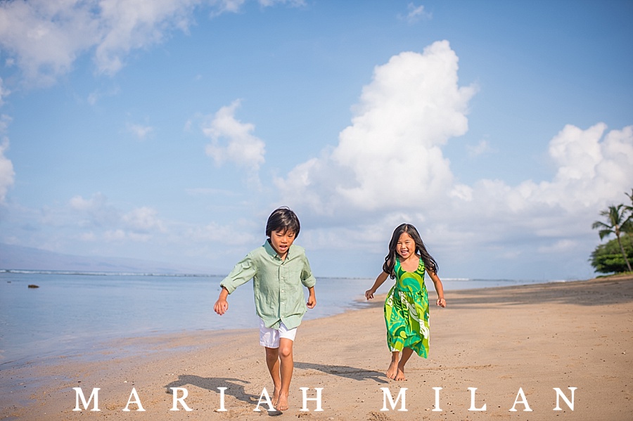 Maui Family Photography by Mariah Milan at Baby Beach in Lahaina