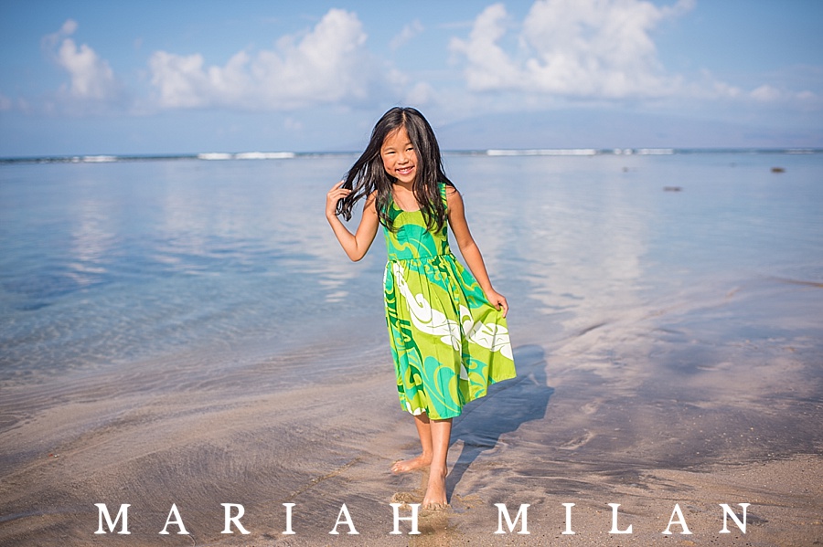 Maui Family Photography by Mariah Milan at Baby Beach in Lahaina