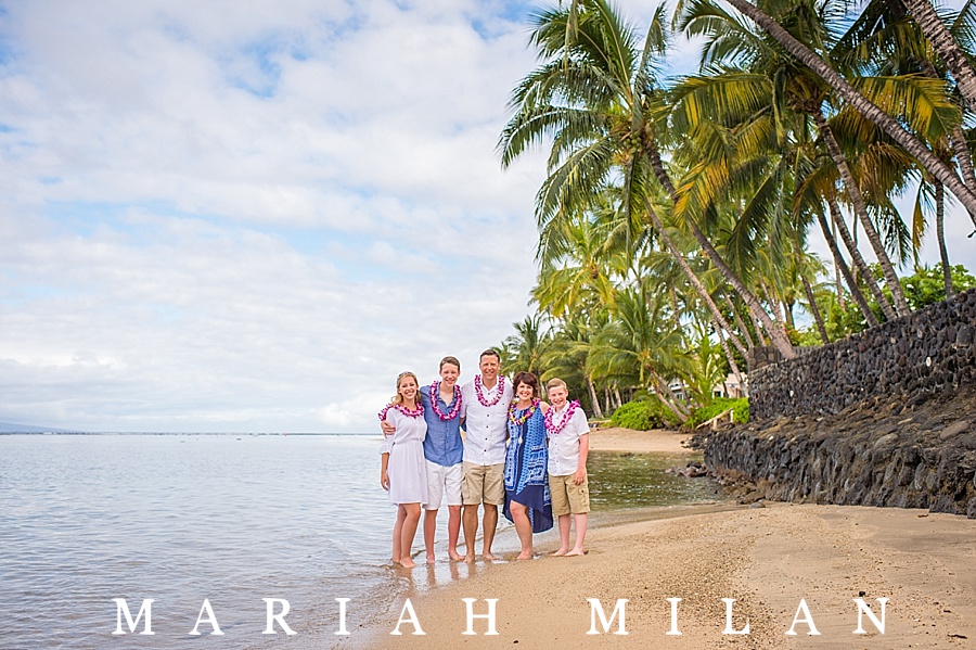Maui Family Photography at Baby Beach Lahaina Maui