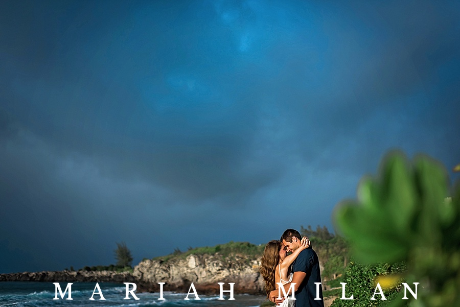 Maui Honeymoon Photo Session at Ironwood Beach, Hawaii