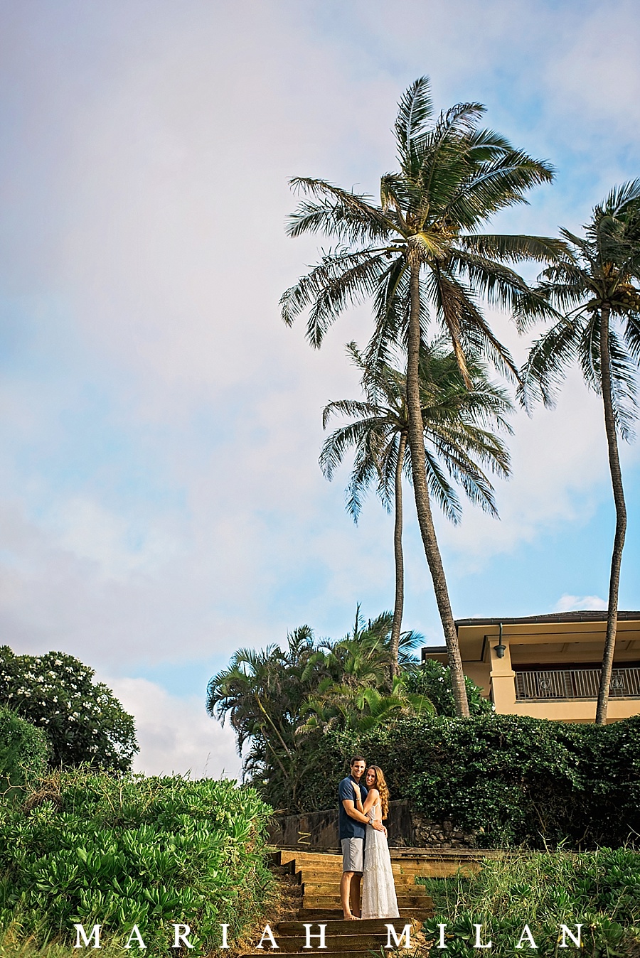 Maui Honeymoon Photo Session at Ironwood Beach, Hawaii