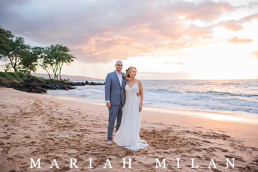 Maui Wedding at Maluaka Beach Makena