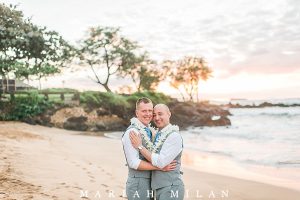 Gay Maui Beach Wedding