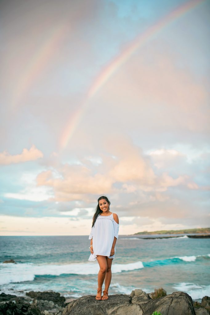 Rainy day session leads to Maui rainbows