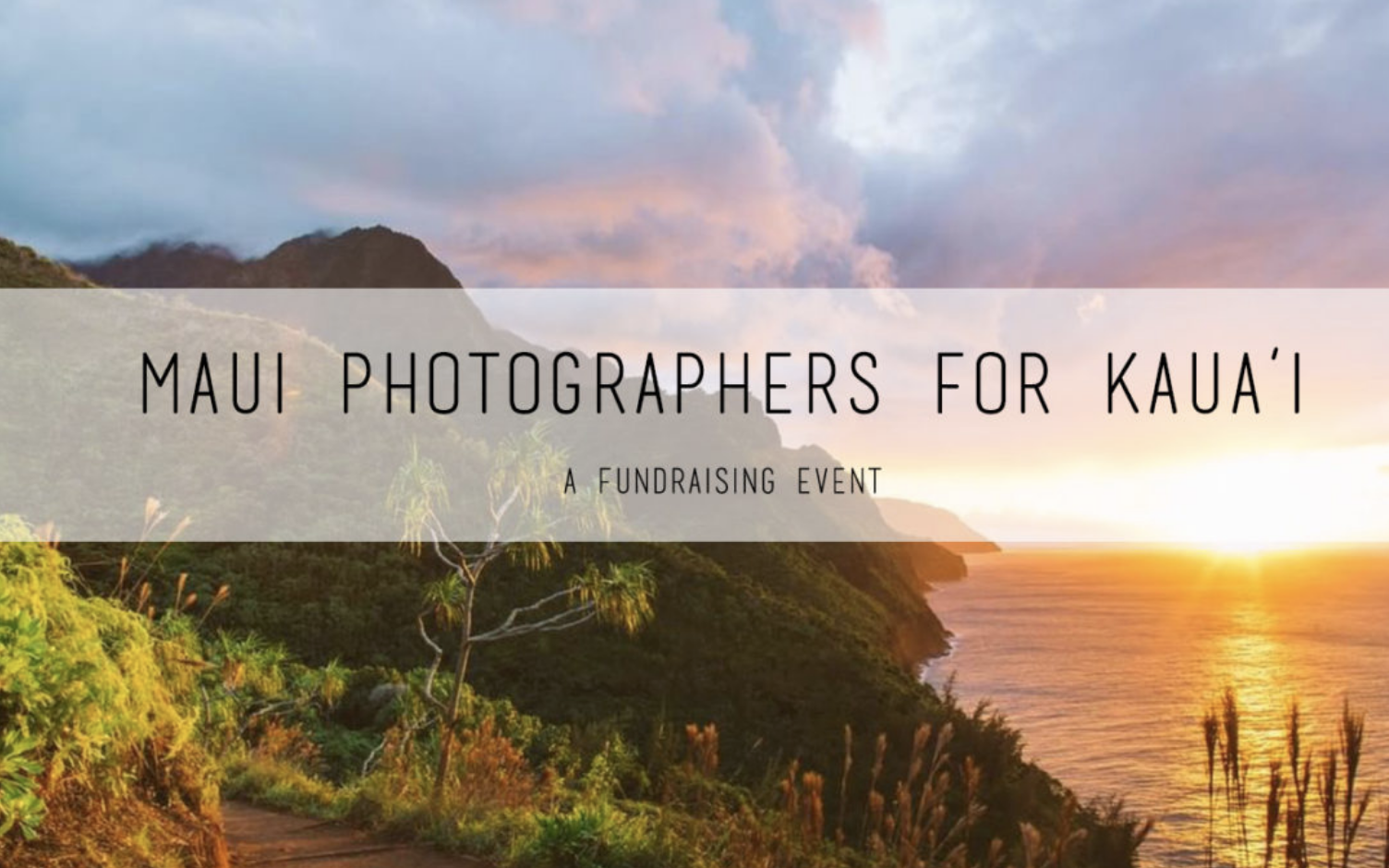 Photo sessions to benefit Kauai