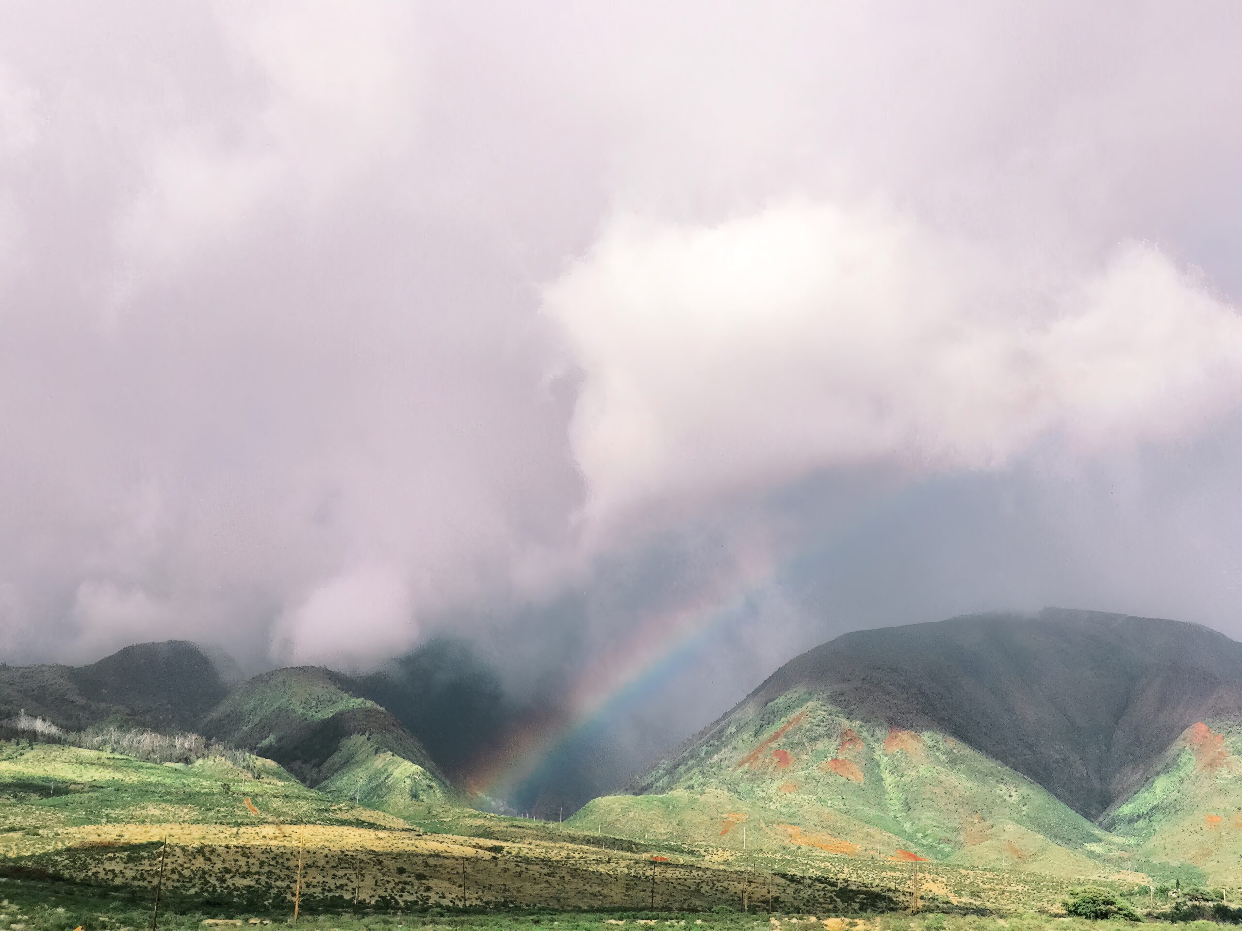 Rainbow above Lahaina, Maui, Hawaii